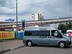 Бесплатный автобус Genser в пункт аренды автомобилей АрендаАвто-чрп на ул.Добролюбова